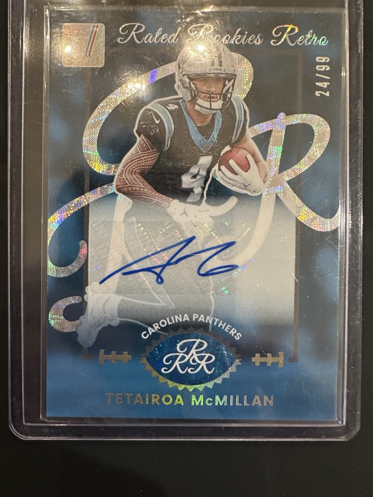 2025 Panini Donruss Tetairoa McMillan Rated Rookie Retro Auto /99