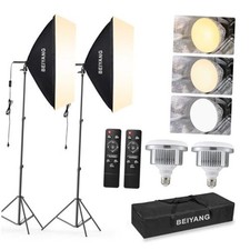 Softbox Lighting Kit, 2x20''x28'' Photography Soft Box with 2 pcs 85W 6000K