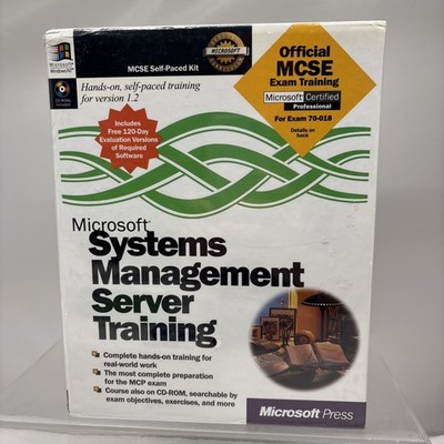 Microsoft Systems Management Server 1.2 Training Kit Sealed MSCE NIB NEW SEALED