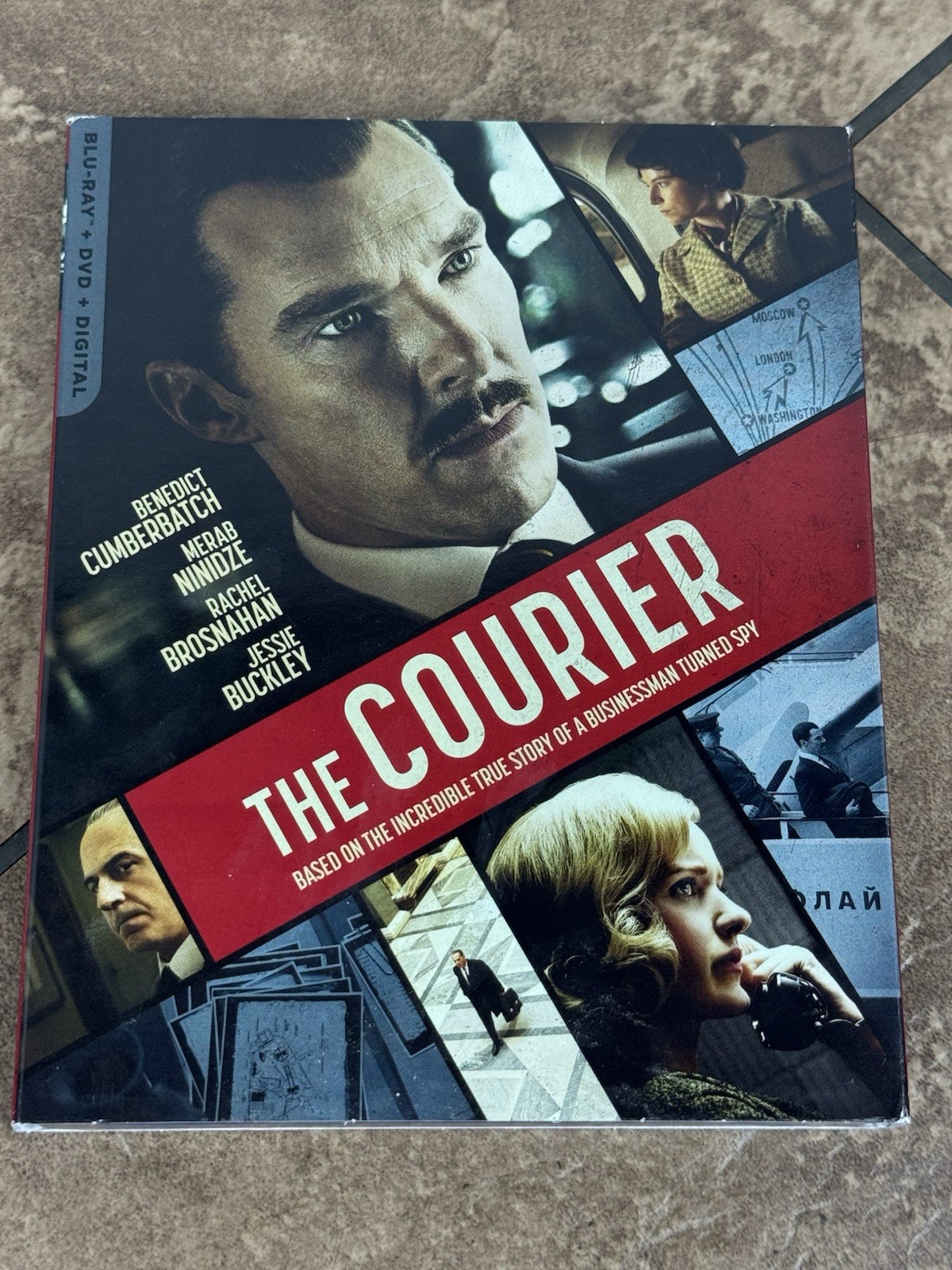 The Courier (2021) (Blu-ray + DVD + Digital) NEW Sealed With