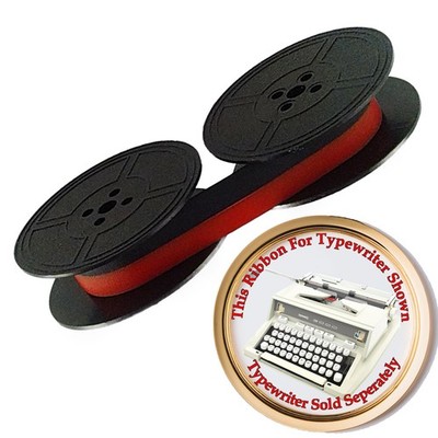 New Black & Red Ink Ribbon for a Hermes 3000 Typewriter Boxy 1970s Models