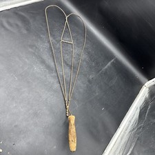 Vintage Rug Beater - Wood Handle Metal Wire H...