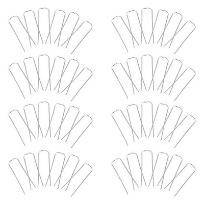150 Pcs Zinc Alloy M Shaped Floral Pins For Yard Stakes And Garden Landscaping