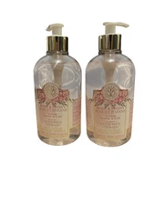 2 Pack Erbario Toscano Rose & Peony Soothing Hand Wash | 16.9 oz Each | Italy