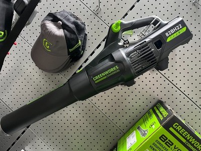 Greenworks 82V Handheld Blower With 4Ah Battery And Dual Port Charger