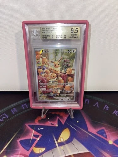 Pokemon Twilight Masquerade Eevee #188 Illustration Rare BGS 9.5 GEM MINT