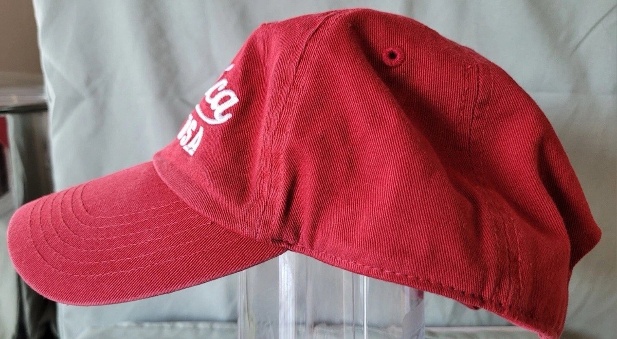 America USA Embroidered Red White Baseball Hat Cap J America View 4