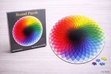 1000 Teile Rundpuzzle Farbkreis „Leuchtende Farben“ Ø 67,5 cm Puzzle NEU OVP