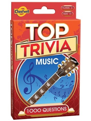 Cheatwell Games Top Trivia-Music, Multicolor Top Trivia Music