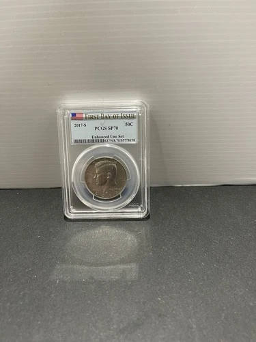 2017 S - Kennedy Half Dollar 50¢ - First Strike - PCGS SP70 - Enhanced Unc Set