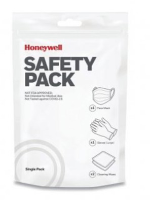 Honeywell Safety Pack Box 150 Packungen Handschuhe Maskentücher - Urlaub Arbeit Fabrik
