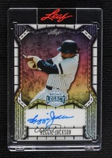 2025 Leaf A Bronx Legacy Silver Prismatic 25/35 Reggie Jackson Auto HOF 6fs
