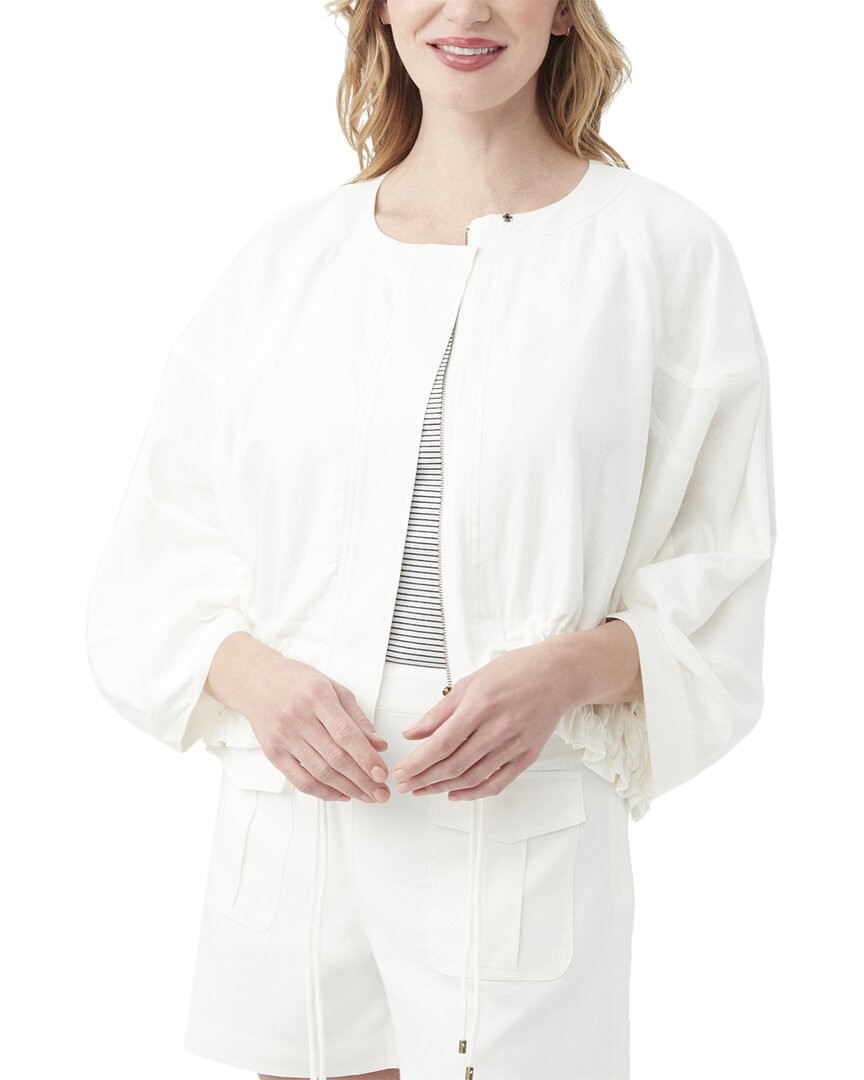 Trina Turk Prita Linen-Blend Jacket Women's  Xl