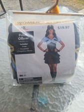 NWT Police Officer Naughty Womens LARGE 12/14 Cosplay Halloween Costume