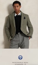  148 Polo Ralph Lauren Men  s Cable Knit Wool-Cashmere Crewneck Sweater Black L