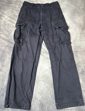 Old Navy 1994 Reissue Cargo Pants Mens 30x32 Navy Military Style Baggy 90s