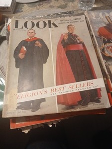 LOOK Magazine Dec 14 1954 Religion’s Best Sellers Vintage Magazine Catholic