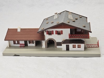 FALLER B-108 H0 BAHNHOF BERGHEIM fertig gebaut SAMMLER VINTAGE MODELLBAHN 