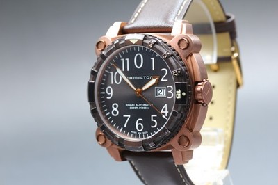 HAMILTON Khaki Below Zero H785250 49mm Datum Automatik Herrenuhr [Near MINT]