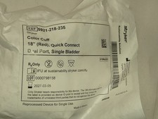 Stryker 5921-218-235 Tourniquet Cuff Dual Port 18"x 4 Quick Connect RED