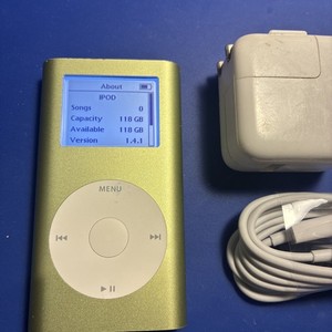 Apple iPod Mini 1st Gen. 128 GB Flash Mod/New Battery