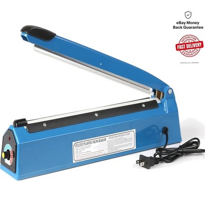 Durable 12 Inch Impulse Bag Sealer with Built-in Safety Fuse for Safe Operation