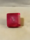 NATURAL EARTH MINED CERTIFIED GEM TESTED HEATED RED SQUARE CUT RUBY 16.45 CTS. — photo 2