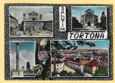 POSTCARD VG ITALY - Greetings from TORTONA - Panorama Views - 10 x 15 - 1958