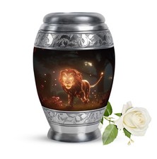 Lion Urns 3 Inch Cremation Urns Adult Female Ashes Decorative Burial Funeral