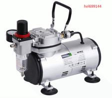 Airbrush Compressor AS18-2, Basic Mini Compressor, 4 Bar/Auto Stop for Hobby