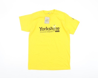 Le Tour de France gelbes T-Shirt, Unisex, Größe S, 100% Baumwolle