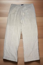 VTG 90s Polo Ralph Lauren Mens L 40X35 Tan 100% Linen Drawstring Pants USA Made