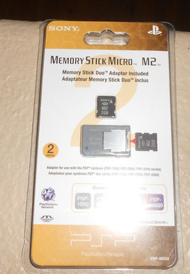 Sony 2GB MS Micro Media + M2 Duo Adaptor 711720000000