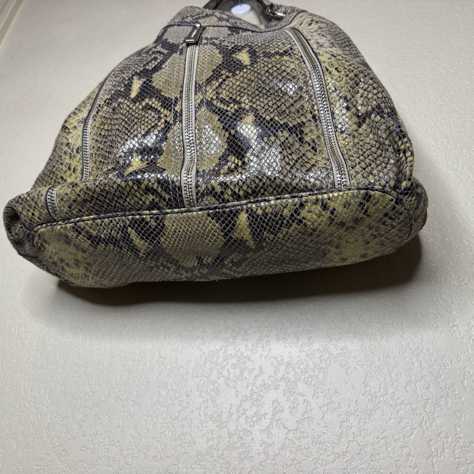 MICHAEL KORS Y2K Python Snakeskin Leather Satchel… - image 8