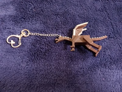 Minecraft Ender Dragon Figure Keychain