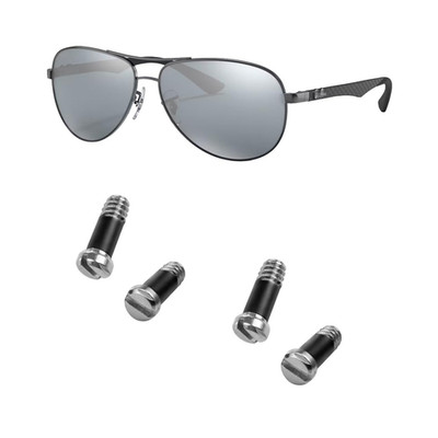 Replacement Silver Screws for Ray Ban RB8313 8301 88307 8303 Sunglasses Repair K