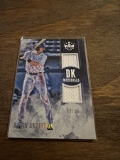 2018 Panini Diamond Kings - Dk Materials Brian Anderson #DKM-BA Holo Silver /99 