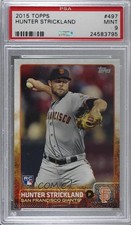 2015 Topps Hunter Strickland (Pitching) #497 PSA 9 MINT 1c7