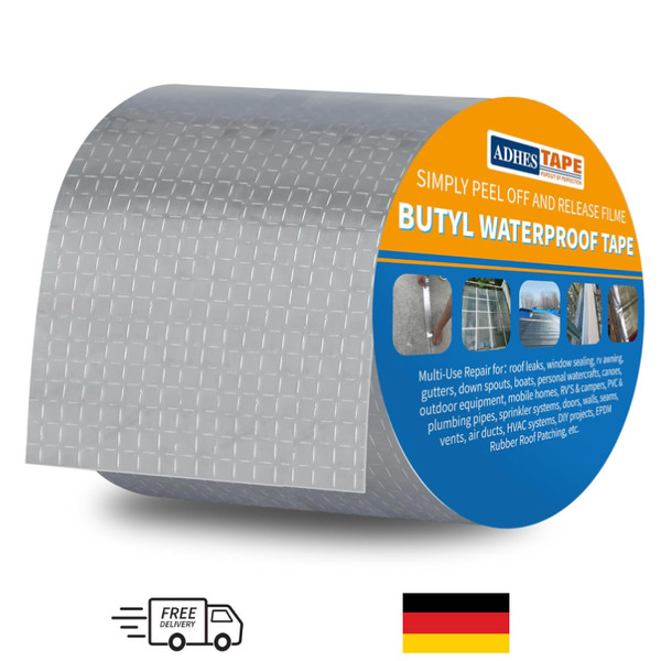 Butylband DichtungsbäNder Silber Aluminiumfolie Klebeband 10Cm X 5M-image