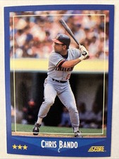 1988 Chris Bando Score Baseball Card #172