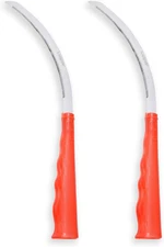 2Pce 310Mm/12.2In Stainless Steel Billhook Brush Clearing Sickle for Grass,Weedi