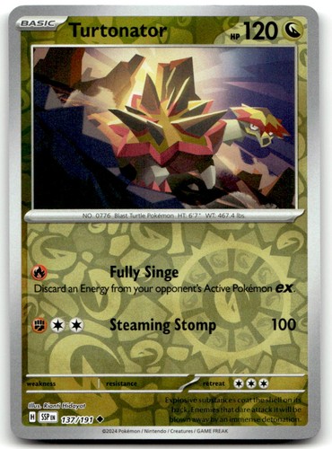 Turtonator 137/191 Sv08: Surging Sparks Reverse Holo