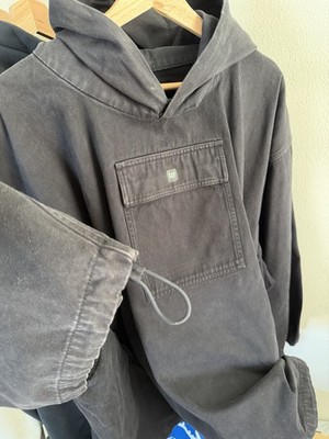 ✓ Yeezy Gap Engineered by Balenciaga Sateen Anorak / Black / Size