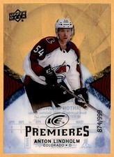 2017-18 Upper Deck ICE Anton Lindholm RC 874/999 Colorado Avalanche #131