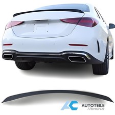 Heckspoiler Schwarz Glanz Spoiler Heckflügel für Mercedes C-Klasse Limo W206