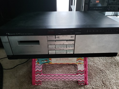 Nakamichi LX-5 used 3-head cassette deck for parts/not working