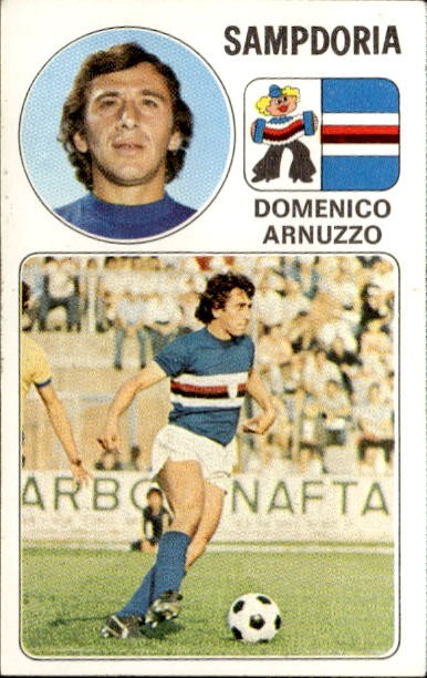 Figurina Calciatori Panini 1976/77 # 254 Domenico Arnuzzo Sampdoria