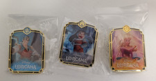 Disney Lorcana Pin Badge Promo Bundle Aurora, Gaston, Lilo Lot Of 3