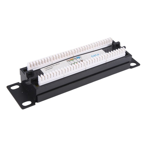 CAT6 8 porte patch panel rack 6,89 pollici 1U montaggio rack con presa RJ45 per 2504 - Foto 5 di 6