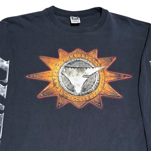 Camisa de Colección Años 2000 Banda de Combustible Logo Envejecida Manga Larga 100% Algodón Adulto XL - Imagen 2 de 8